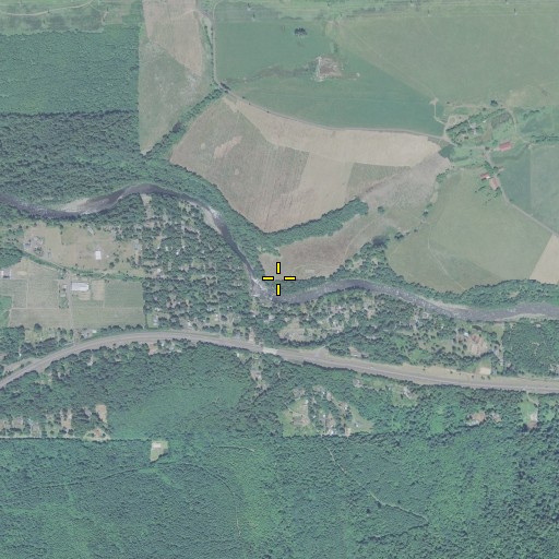 Aerial/Satellite Image of Alder Creek, OR