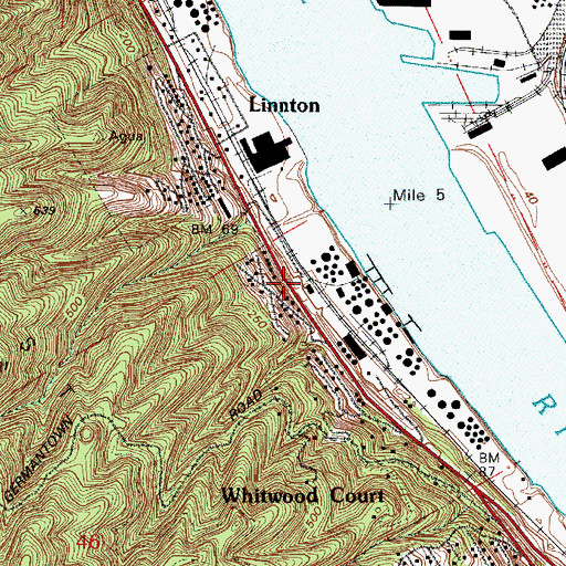Topographic Map of Richfield Oil Company Spur (historical), OR