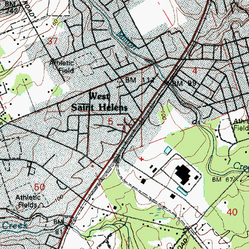 Topographic Map of Cormick (historical), OR
