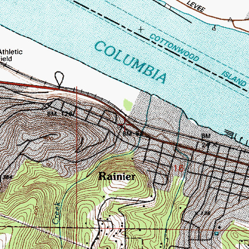 Topographic Map of Plues (historical), OR