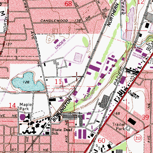 Topographic Map of Gravel Pit Spur (historical), OR