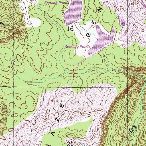 Topographic Map of Craze Bend, AL