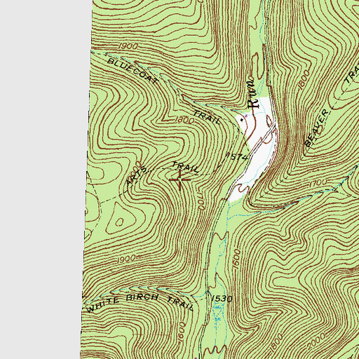 Topographic Map of Arts Trail, PA
