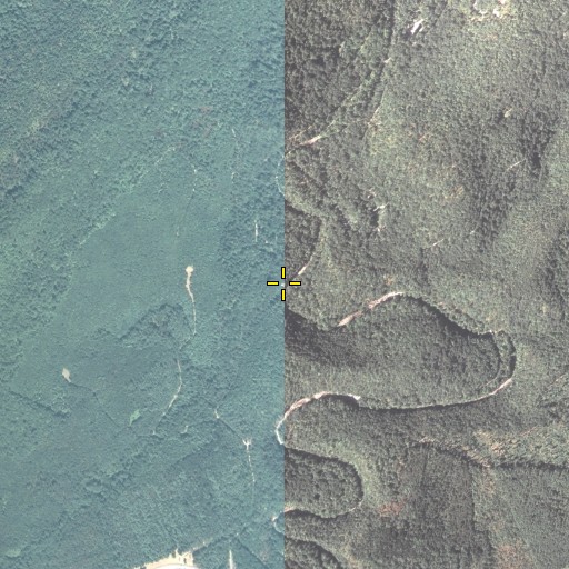 Aerial/Satellite Image of Balanced Rock, PA