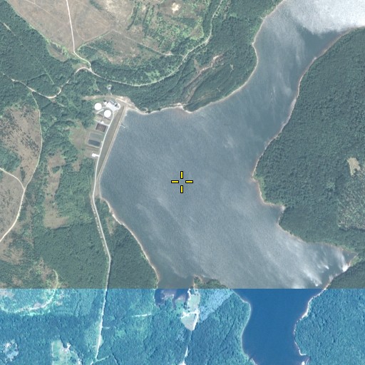 Aerial/Satellite Image of Big Cedar Run, PA