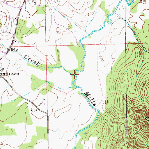 Topographic Map of Culstigh Creek, AL