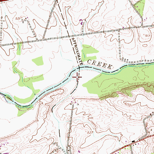 Topographic Map of Big Spring Creek, PA