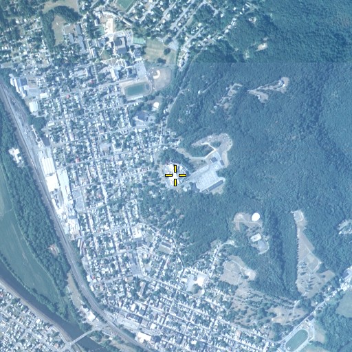 Aerial/Satellite Image of J C Blair Memorial Hospital, PA