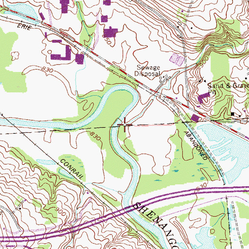 Topographic Map of Bobby Run, PA