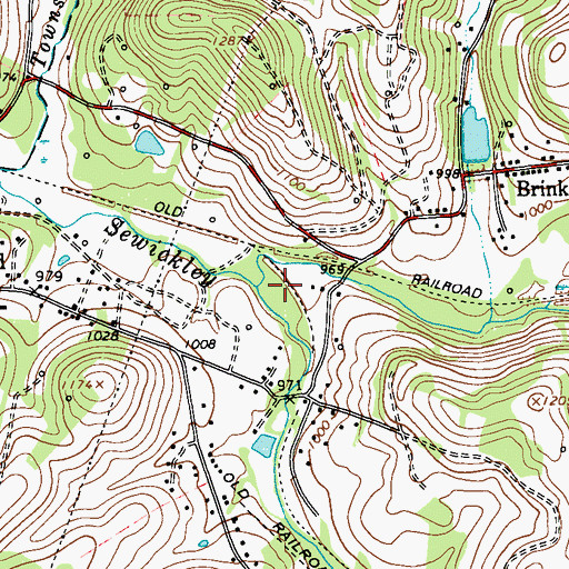 Topographic Map of Boyer Run, PA