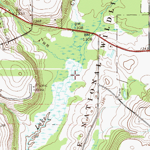 Topographic Map of Brawley Run, PA