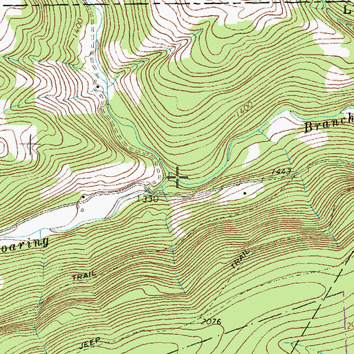 Topographic Map of Brion Creek, PA
