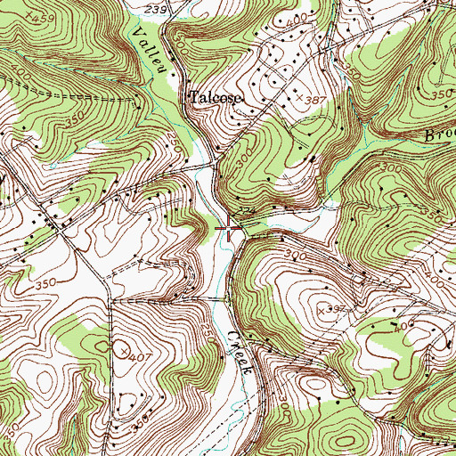 Topographic Map of Broad Run, PA