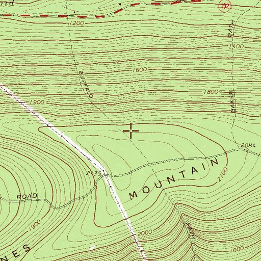 Topographic Map of Buffalo Path, PA