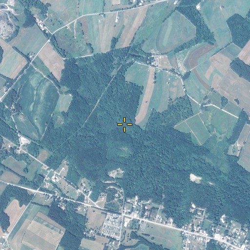 Aerial/Satellite Image of Card Machine Run, PA