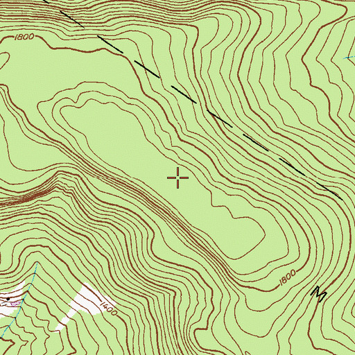 Topographic Map of Catawissa Mountain, PA