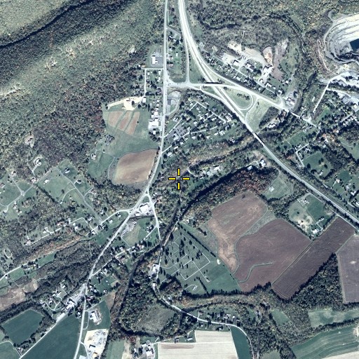 Aerial/Satellite Image of Cedar Run, PA
