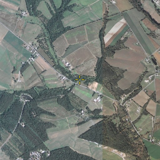 Aerial/Satellite Image of Center Creek, PA
