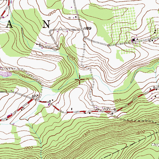 Topographic Map of Codorus Creek, PA