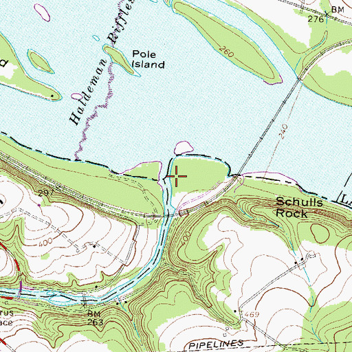 Topographic Map of Codorus Creek, PA