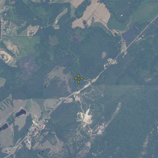 Aerial/Satellite Image of Devil Den Cove, AL