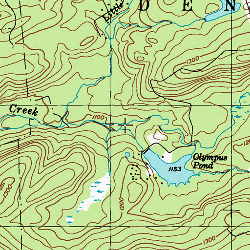 Topographic Map of Creasy Creek, PA