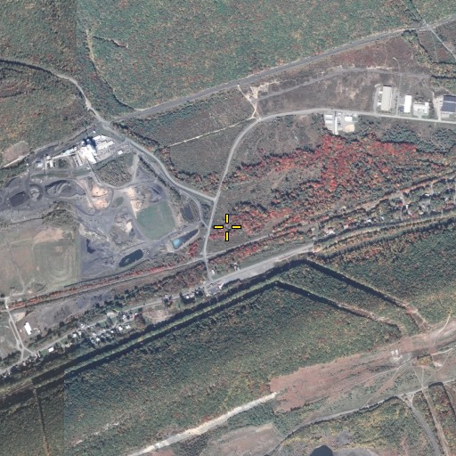 Aerial/Satellite Image of Dennison Run, PA