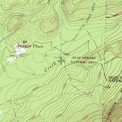 Topographic Map of Detweiler Run, PA
