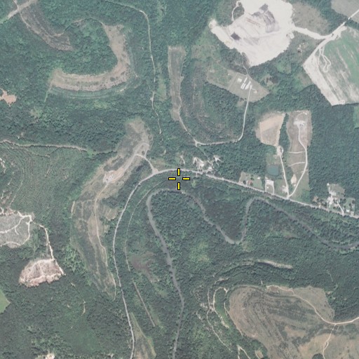 Aerial/Satellite Image of Dotts Hollow, PA
