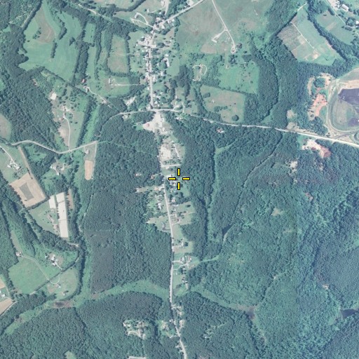 Aerial/Satellite Image of Frankfort Springs Grange, PA
