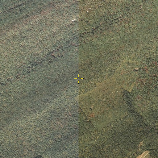 Aerial/Satellite Image of Front Mountain, PA