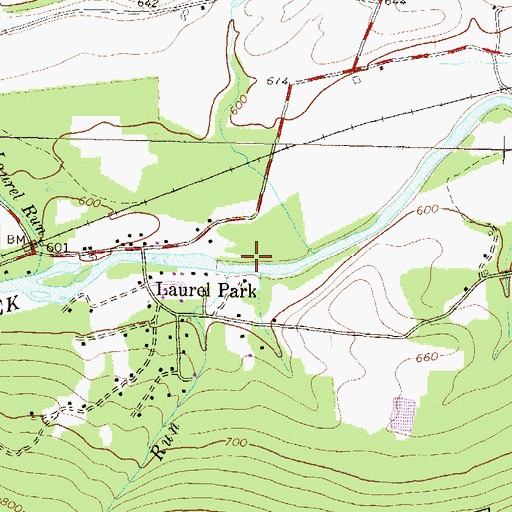 Topographic Map of Furnace Run, PA
