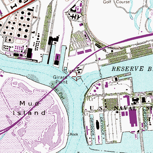 Topographic Map of Girard Point, PA