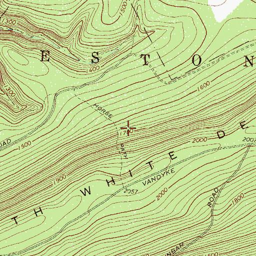 Topographic Map of Horse Path, PA