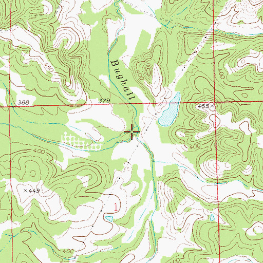 Topographic Map of East Creek, AL