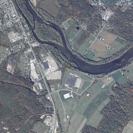 Aerial/Satellite Image of Huling Cemetery, PA