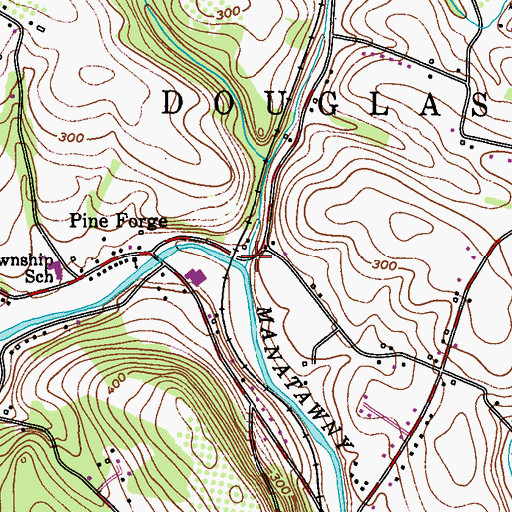 Topographic Map of Ironstone Creek, PA