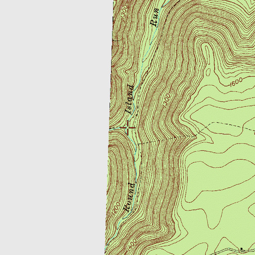 Topographic Map of Jacob Hollow, PA