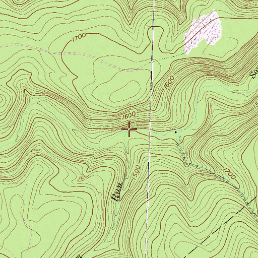 Topographic Map of Jonathan Run, PA