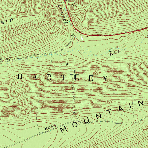 Topographic Map of Joyce Kilmer Trail, PA