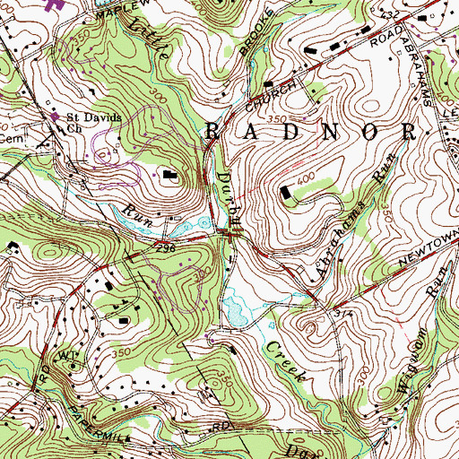 Topographic Map of Julip Run, PA