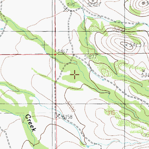 Topographic Map of Stanford Canyon, AZ