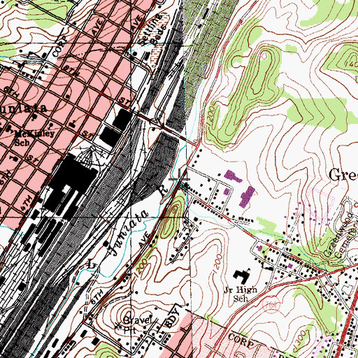 Topographic Map of Kettle Creek, PA