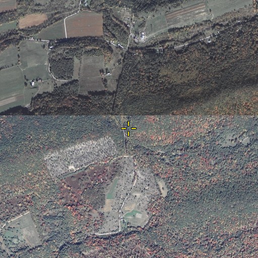 Aerial/Satellite Image of Korman Gap, PA