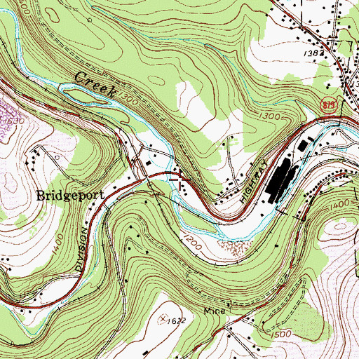Topographic Map of Kratzer Run, PA
