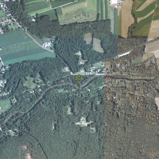 Aerial/Satellite Image of Laurel Run, PA
