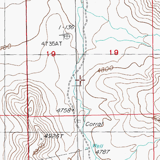 Topographic Map of Starvation Canyon, AZ