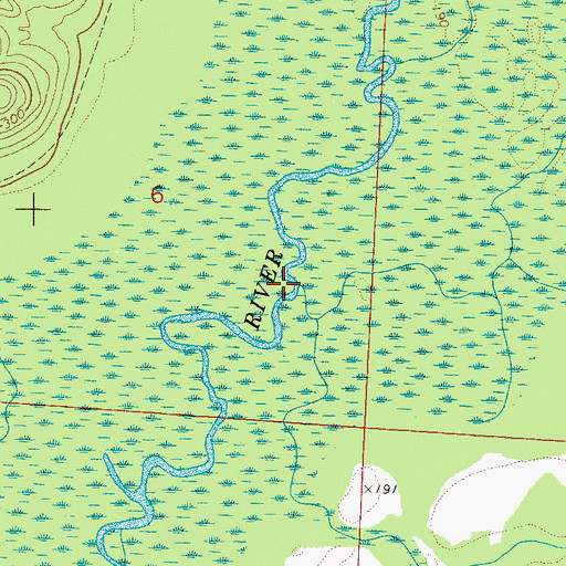 Topographic Map of Engine Creek, AL