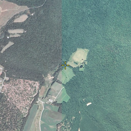 Aerial/Satellite Image of Maple Hollow, PA