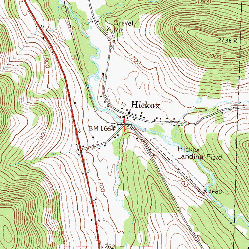 Topographic Map of Middle Branch Genesee River, PA